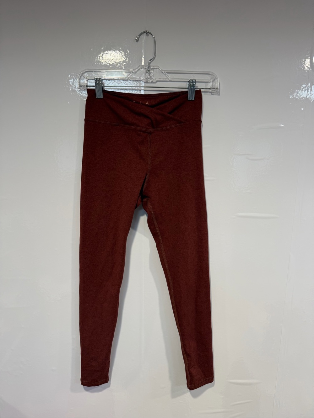 Isla Movement‎ made in USA crossover soft Burgundy Leggings